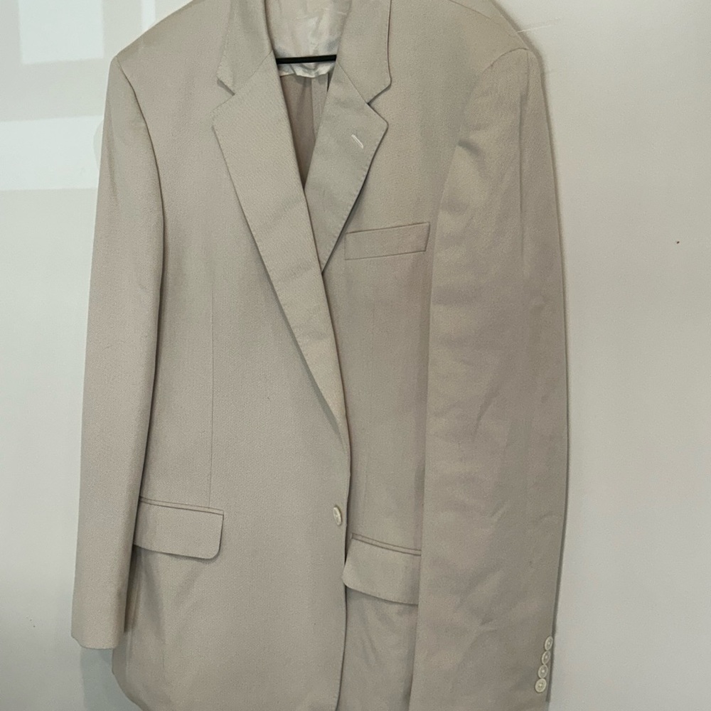 Paul Stuart Cream Sport Coat Classic Tailoring